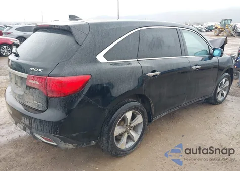 2014 Acura Mdx from USA, damaged, VIN 5FRYD4H25EB015346